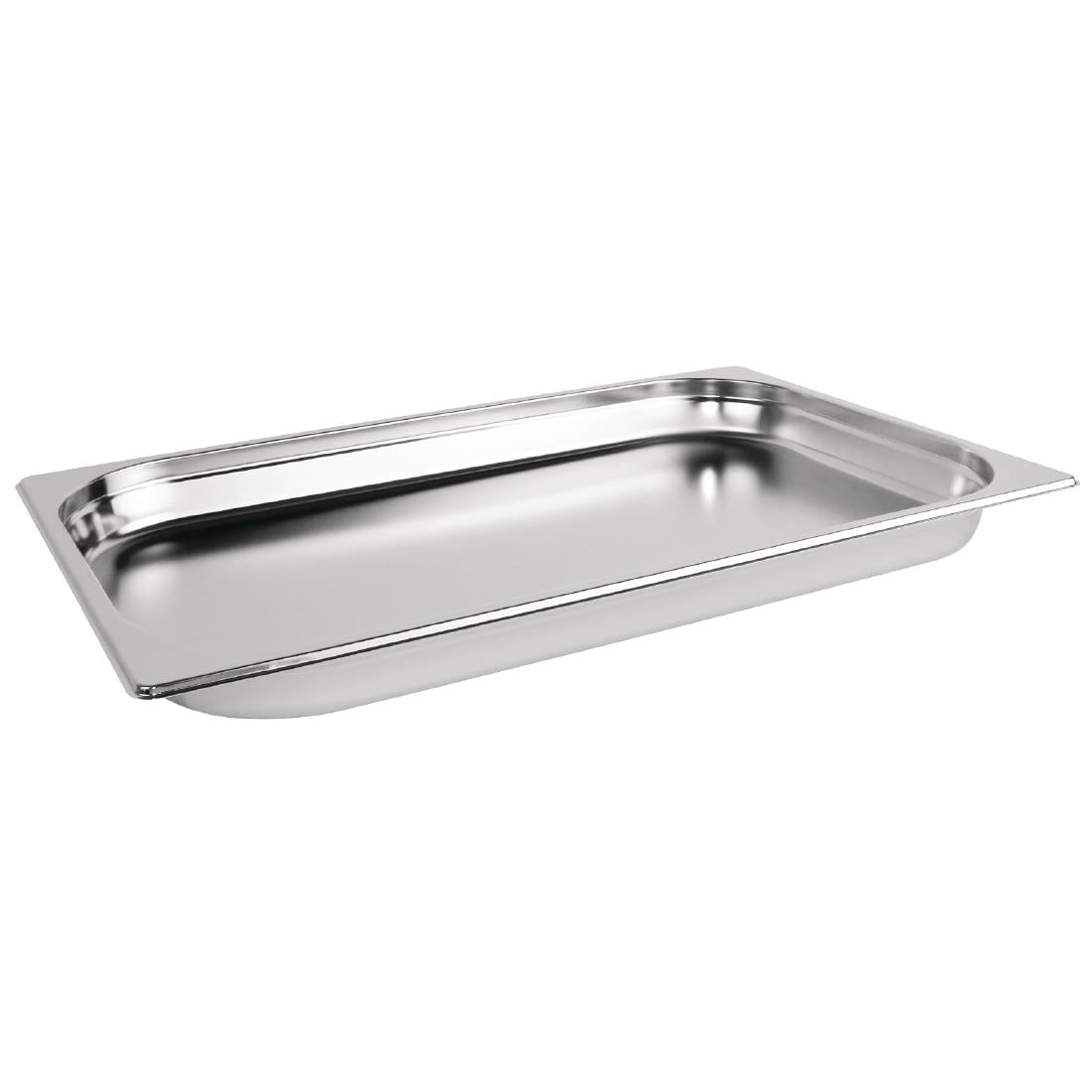 Vogue Stainless Steel Gastronorm Tray 1/1 - 40mm deep • PAS-DN708
