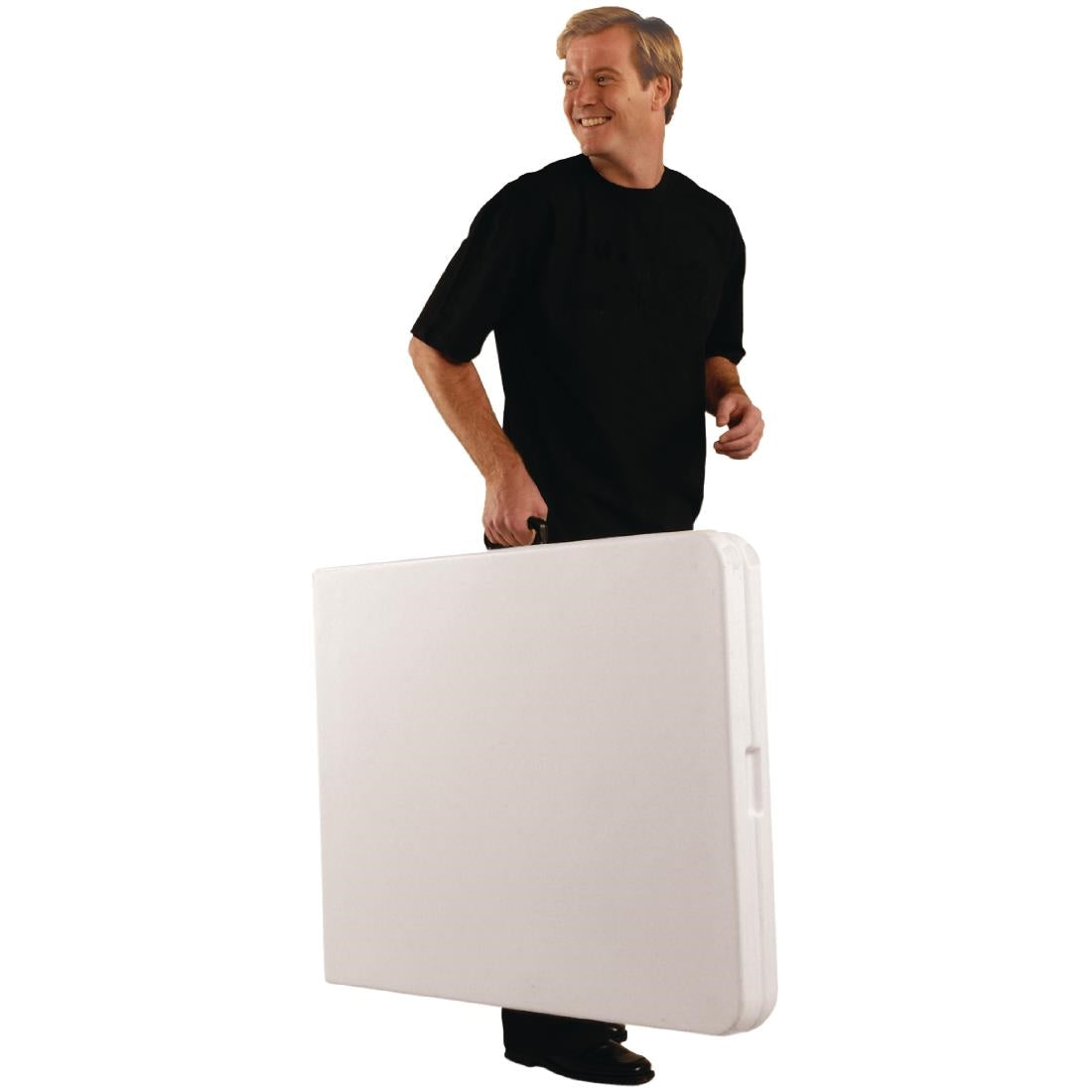 Bolero Rectangular Centre Folding Table 6ft White • PAS-L001