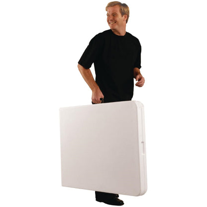 Bolero Rectangular Centre Folding Table 6ft White • PAS-L001