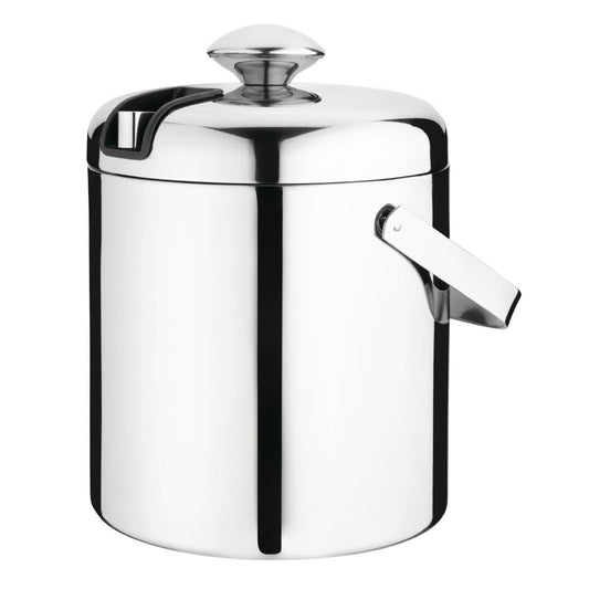 Olympia Ice Bucket with Lid & Tongs 1.2Ltr • PAS-L279