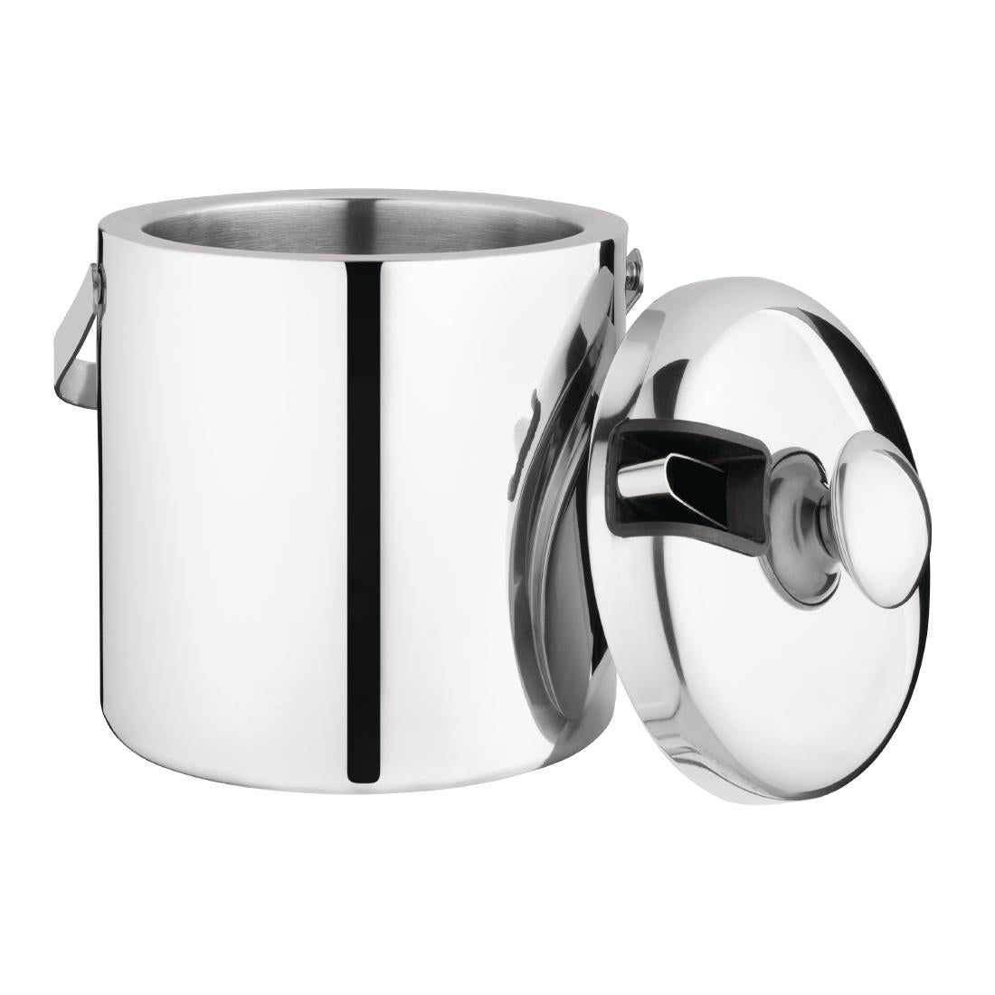 Olympia Ice Bucket with Lid & Tongs 1.2Ltr • PAS-L279