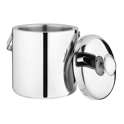Olympia Ice Bucket with Lid & Tongs 1.2Ltr • PAS-L279