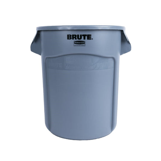 Rubbermaid BRUTE Container Grey 75.7Ltr (Capacity: 75 Ltr | Lid Sold Separately | Material: Polyethylene | 581(H)x571(W)x492(D)mm) • PAS-L638
