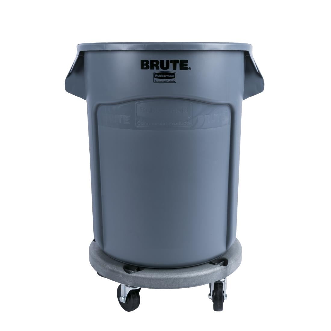 Rubbermaid BRUTE Container Grey 75.7Ltr (Capacity: 75 Ltr | Lid Sold Separately | Material: Polyethylene | 581(H)x571(W)x492(D)mm) • PAS-L638