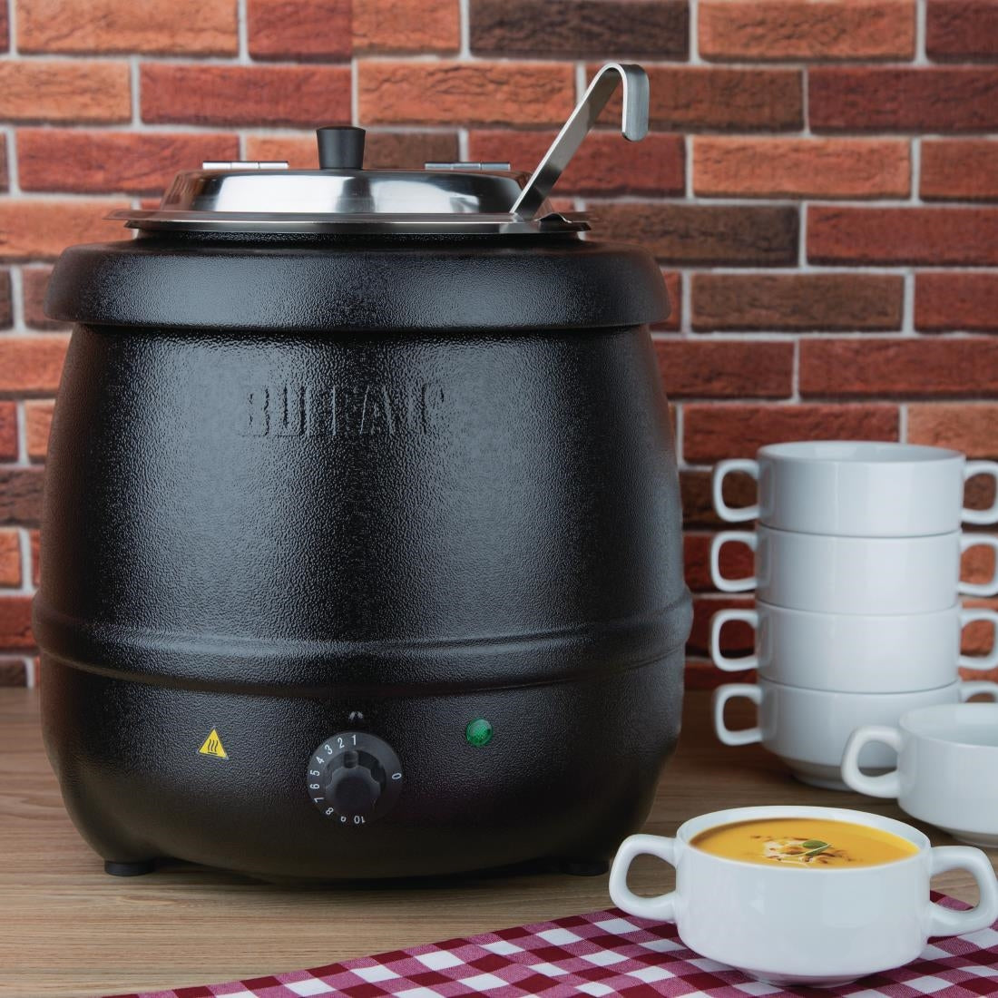 Apuro Black Soup Kettle 10Ltr • PAS-L715-A