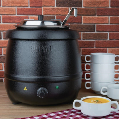 Apuro Black Soup Kettle 10Ltr • PAS-L715-A