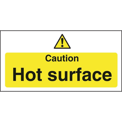 Vogue Caution Hot Surface Sign • PAS-L848