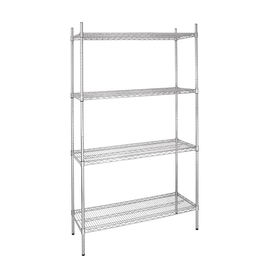 Vogue 4 Tier Wire Shelving Kit 910x460mm • PAS-L927