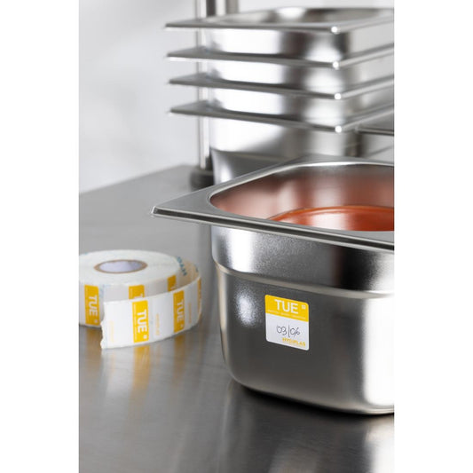 Hygiplas Removable Colour Coded Food Labels Tuesday (1000 Pack) • PAS-L932