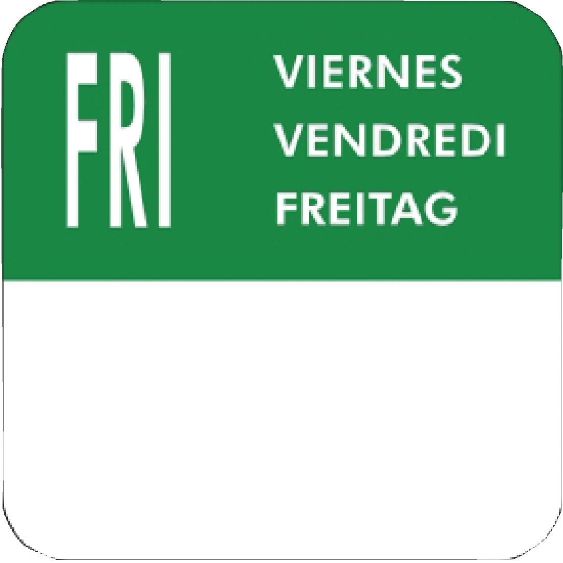 Vogue Removable Day of the Week Labels (7000 Pack) • PAS-S151