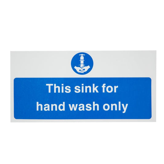 Vogue Hand Wash Only Sign • PAS-L952