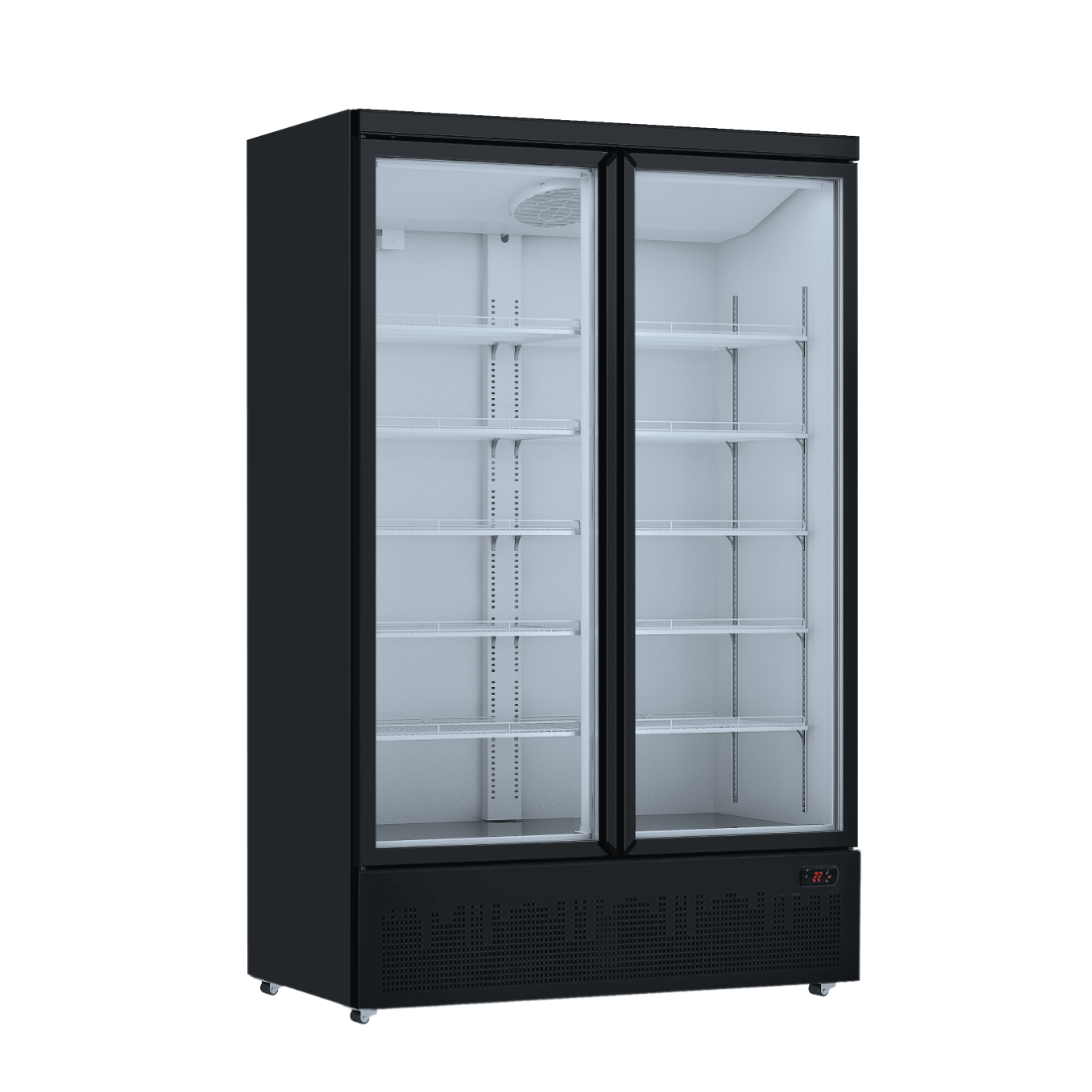 Double Door Supermarket Fridge - LG-1000BGBM GRS-LG-1000BGBM