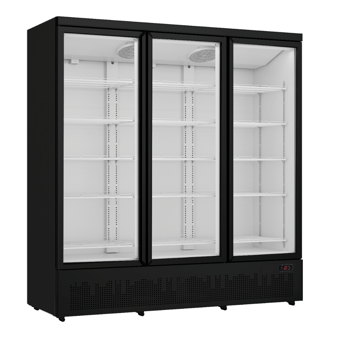 Triple Door Supermarket Fridge - LG-1500BGBM GRS-LG-1500BGBM