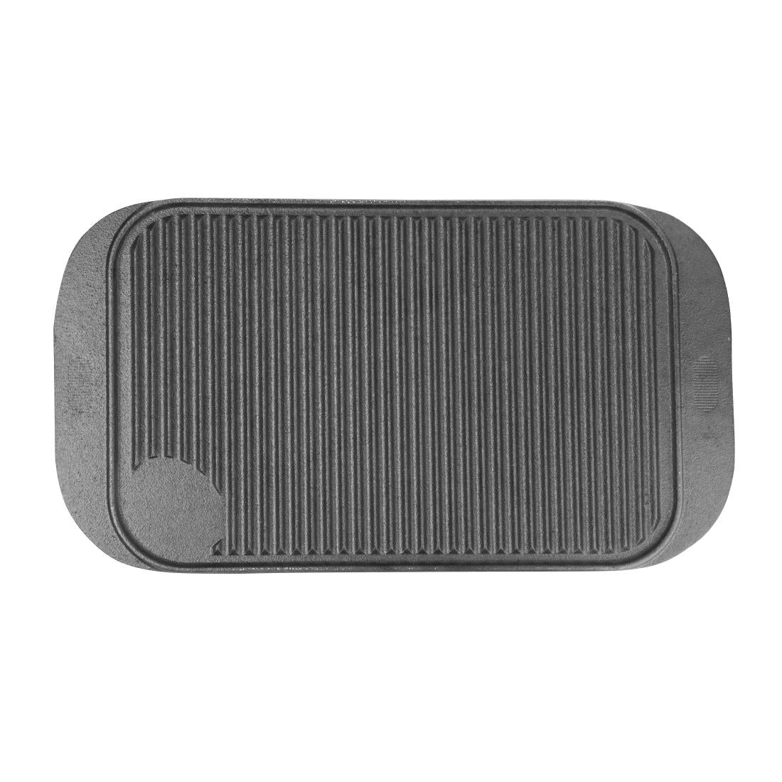 Vogue Reversible Cast Iron Double Griddle Pan • PAS-M650