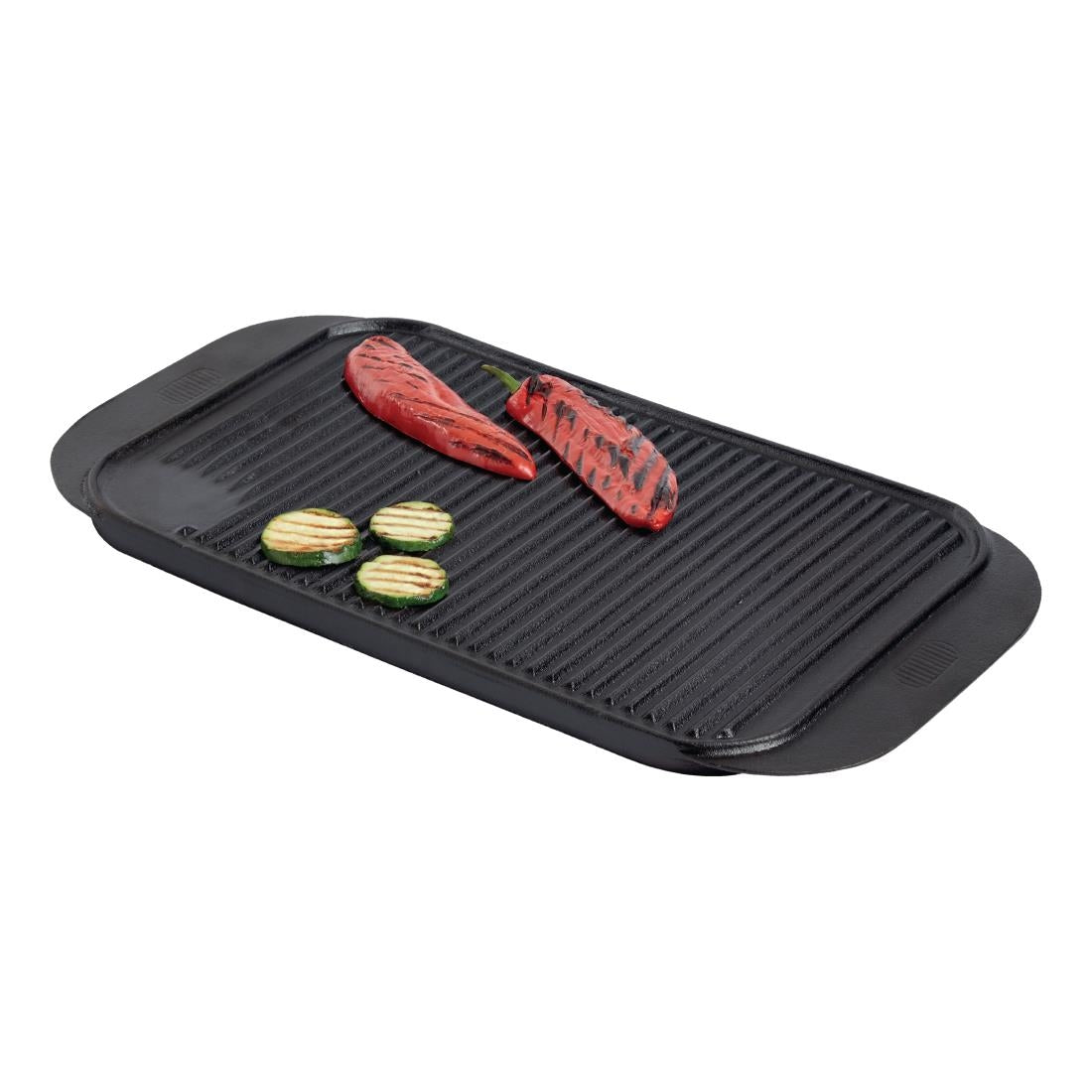 Vogue Reversible Cast Iron Double Griddle Pan • PAS-M650