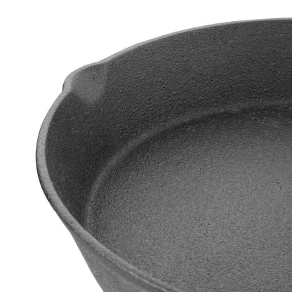 Vogue Round Cast Iron Skillet Pan 255mm • PAS-M655