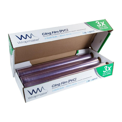 Wrapmaster Cling Wrap Refills 300m x 460mm Pack of 3 • PAS-M810