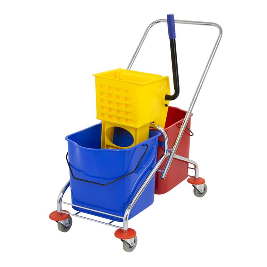 Jantex Dual Bucket Mop Wringer with Frame • PAS-M880