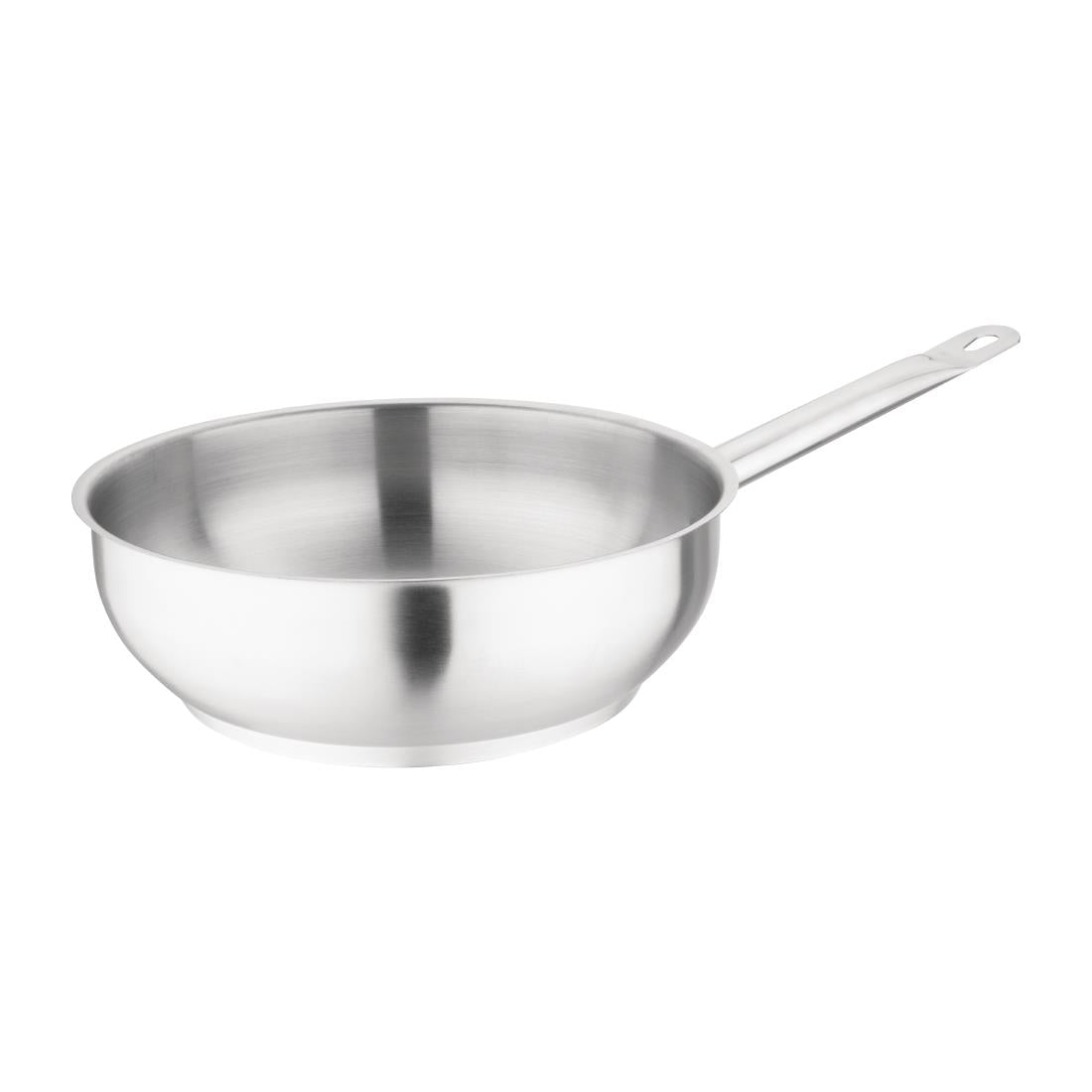 Vogue Stainless Steel Sauté Pan 240mm • PAS-M923