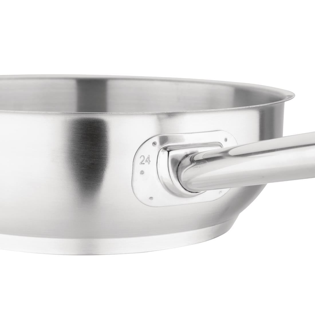 Vogue Stainless Steel Sauté Pan 240mm • PAS-M923