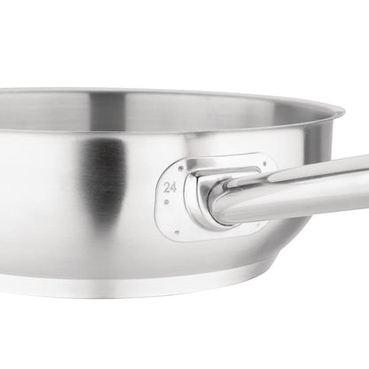 Vogue Stainless Steel Sauté Pan 240mm • PAS-M923