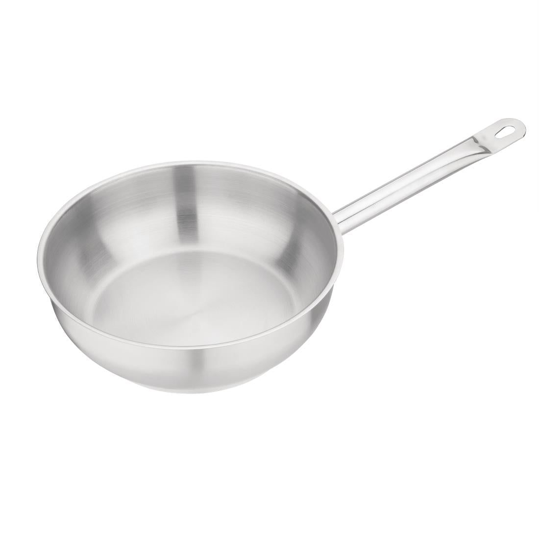 Vogue Stainless Steel Sauté Pan 240mm • PAS-M923