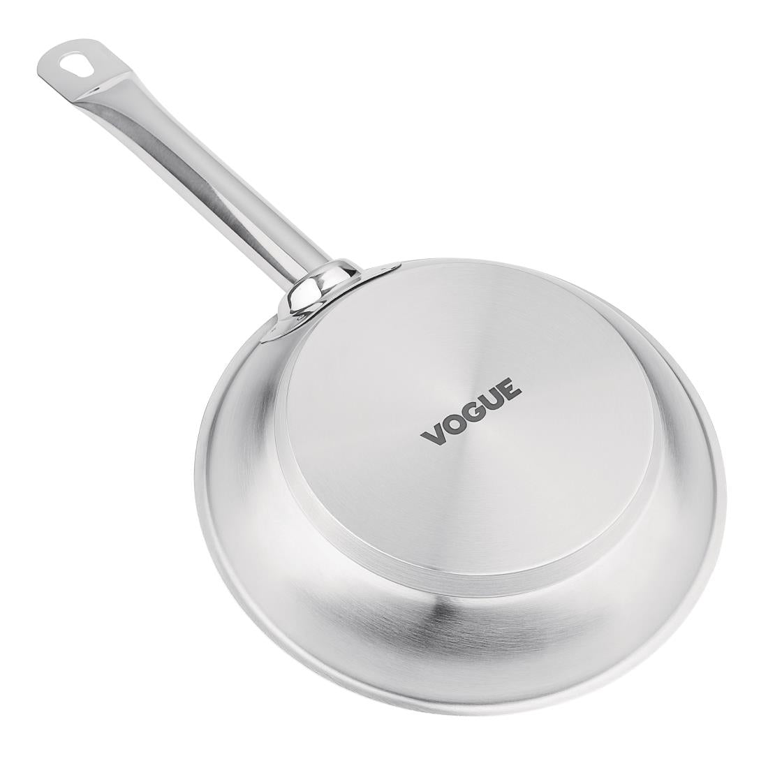 Vogue Stainless Steel Frying Pan 200mm • PAS-M924
