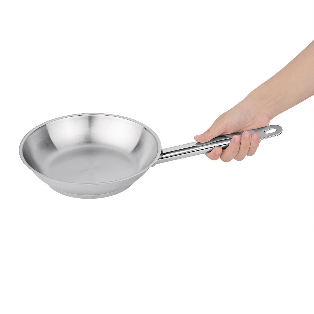 Vogue Stainless Steel Frying Pan 200mm • PAS-M924