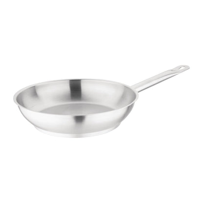 Vogue Stainless Steel Frying Pan 240mm • PAS-M925