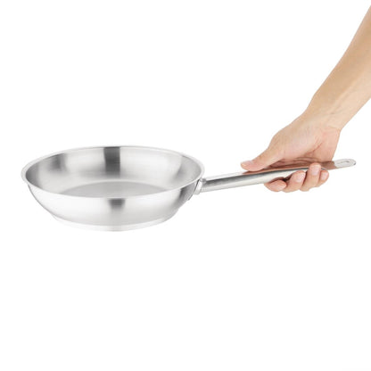 Vogue Stainless Steel Frying Pan 240mm • PAS-M925