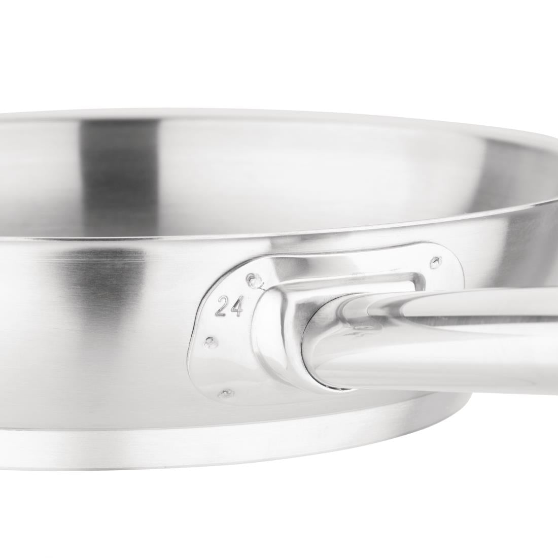 Vogue Stainless Steel Frying Pan 240mm • PAS-M925