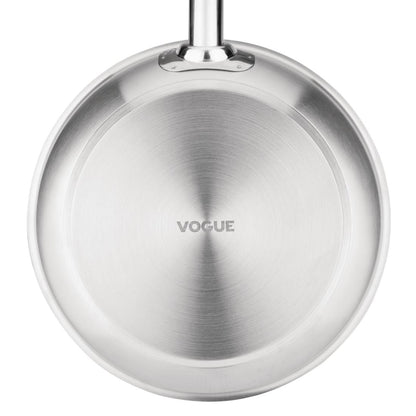 Vogue Stainless Steel Frying Pan 240mm • PAS-M925