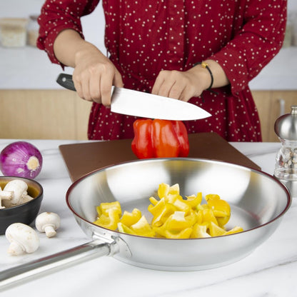 Vogue Stainless Steel Frying Pan 280mm • PAS-M926