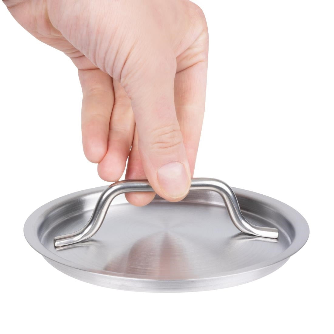 Vogue Stainless Steel Saucepan Lid 140mm • PAS-M927