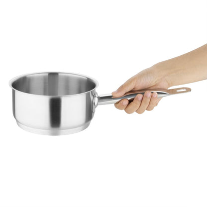 Vogue Stainless Steel Saucepan 160mm • PAS-M943