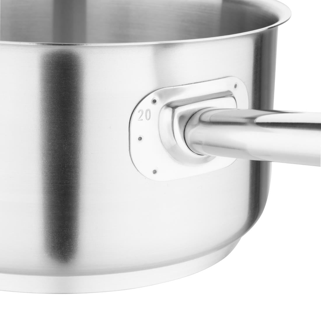 Vogue Stainless Steel Saucepan 200mm • PAS-M944