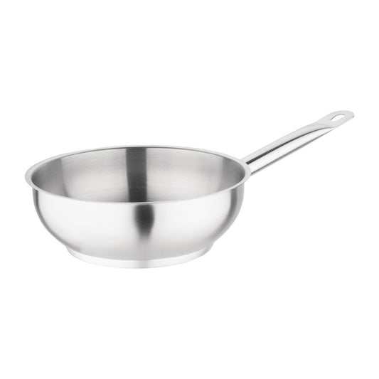 Vogue Stainless Steel Sauté Pan 200mm • PAS-M947