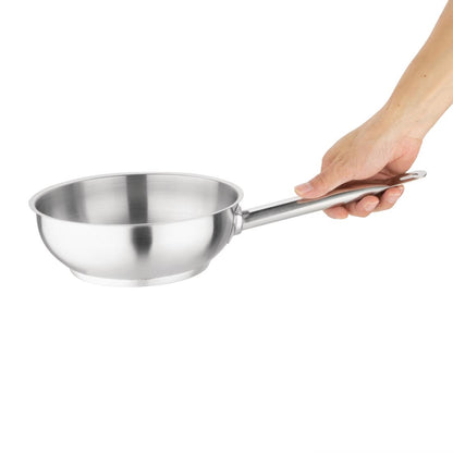 Vogue Stainless Steel Sauté Pan 200mm • PAS-M947