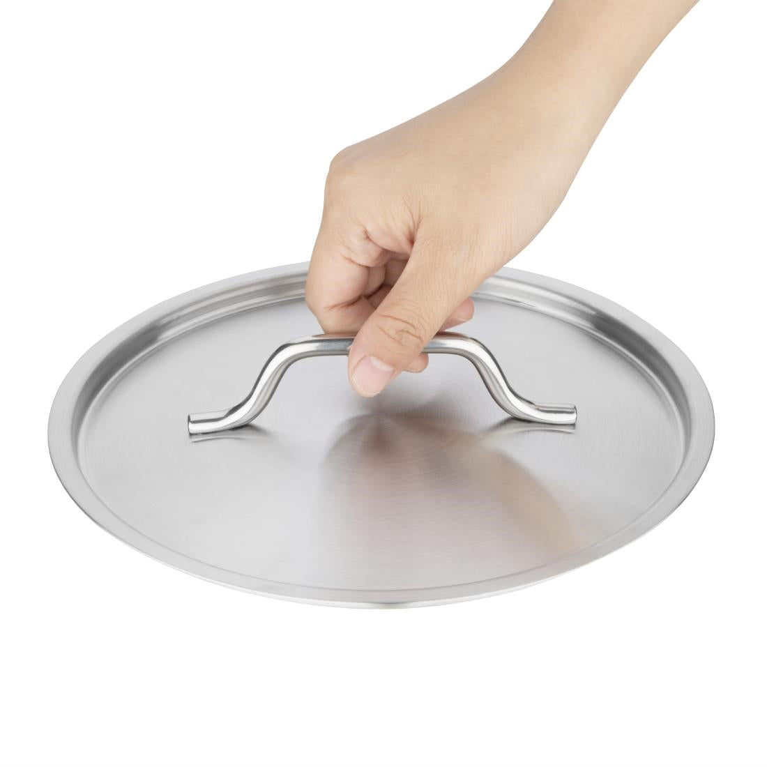 Vogue Stainless Steel Saucepan Lid 200mm • PAS-M949