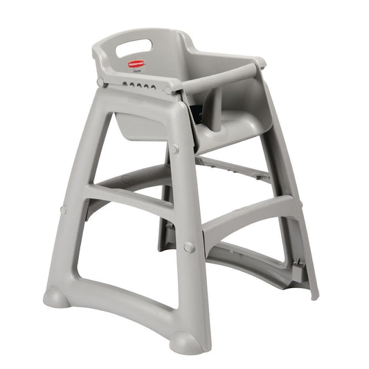 Rubbermaid Sturdy Stacking High Chair Platinum • PAS-M959