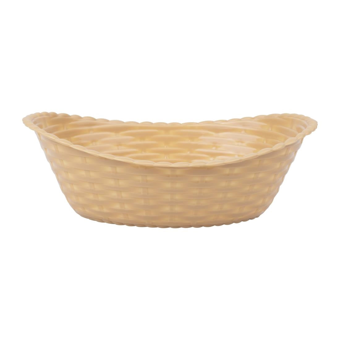 Olympia Kristallon Oval Polypropylene Basket • PAS-P017