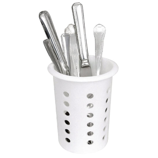 Plastic Cutlery Basket Round 113mm • PAS-P176