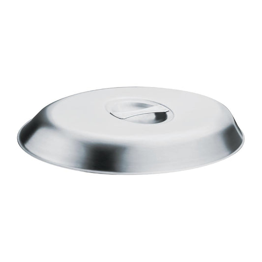 Olympia Oval Vegetable Dish Lid 250 x 170mm (Size: 28(H) x 245(W) x 170(D)mm / 1x9.6x6.6" | Fits dishes P185 and P179) • PAS-P182