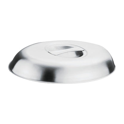 Olympia Oval Vegetable Dish Lid 290 x 200mm (Size: 30(H) x 290(W) x 200(D)mm / 1x11x7.8" | Fits dishes P180 and P186) • PAS-P183