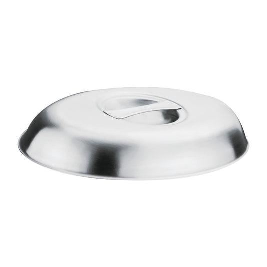 Olympia Oval Vegetable Dish Lid 290 x 200mm (Size: 30(H) x 290(W) x 200(D)mm / 1x11x7.8" | Fits dishes P180 and P186) • PAS-P183