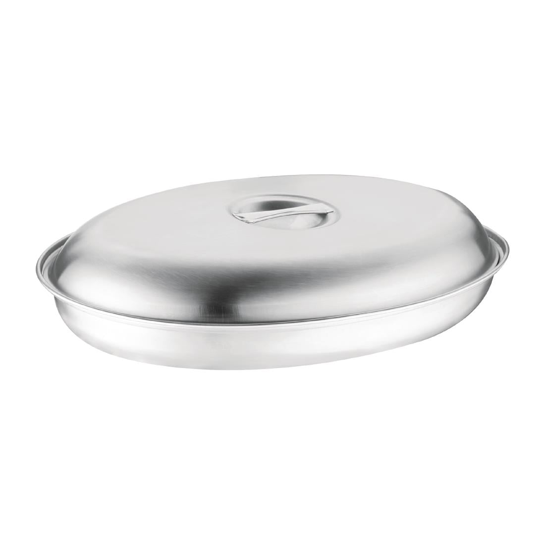 Olympia Oval Vegetable Dish Lid 290 x 200mm (Size: 30(H) x 290(W) x 200(D)mm / 1x11x7.8" | Fits dishes P180 and P186) • PAS-P183