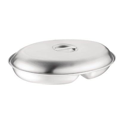 Olympia Oval Vegetable Dish Lid 290 x 200mm (Size: 30(H) x 290(W) x 200(D)mm / 1x11x7.8" | Fits dishes P180 and P186) • PAS-P183