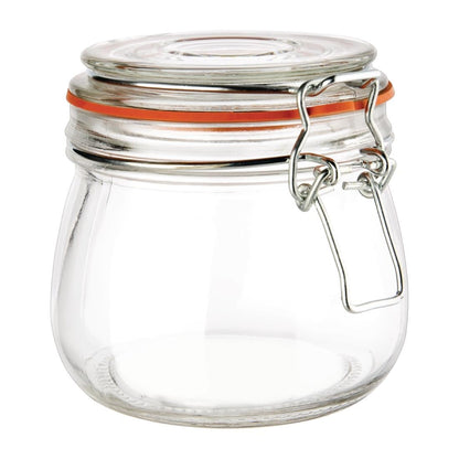 Vogue Clip Top Preserve Jars 500ml • PAS-P490