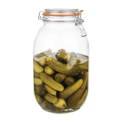 Vogue Clip Top Preserve Jars 3Ltr • PAS-P495