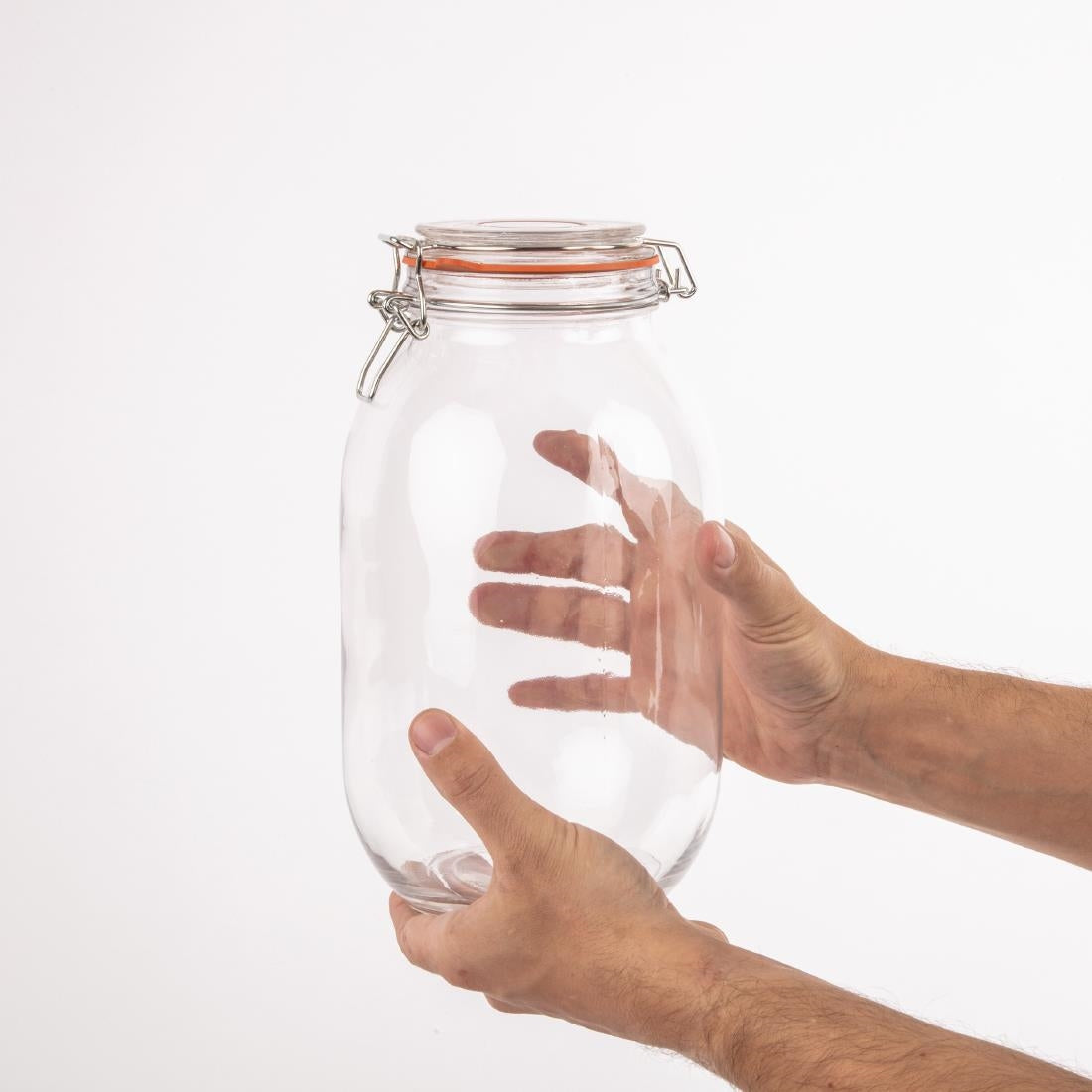 Vogue Clip Top Preserve Jars 3Ltr • PAS-P495